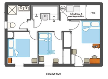 Plan du étage inférieur